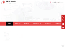 Tablet Screenshot of perlong-china.com